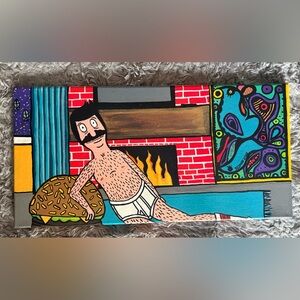 “Sexy Bob” 20X10 Acrylic / canvas Bobs Burgers Bob Belcher Wall Art home decor